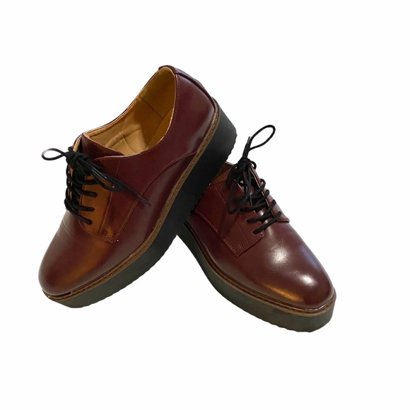 madden girl written platform oxfords